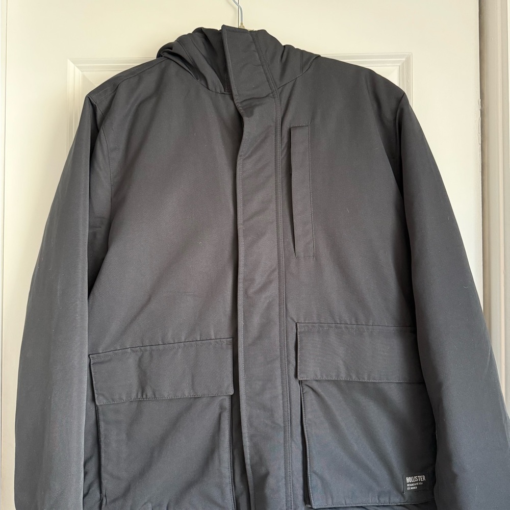 Hollister Men's Black Jacket